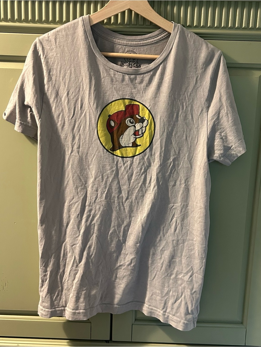 Buc-ee's Light Gray Logo Short Sleeve Tee
